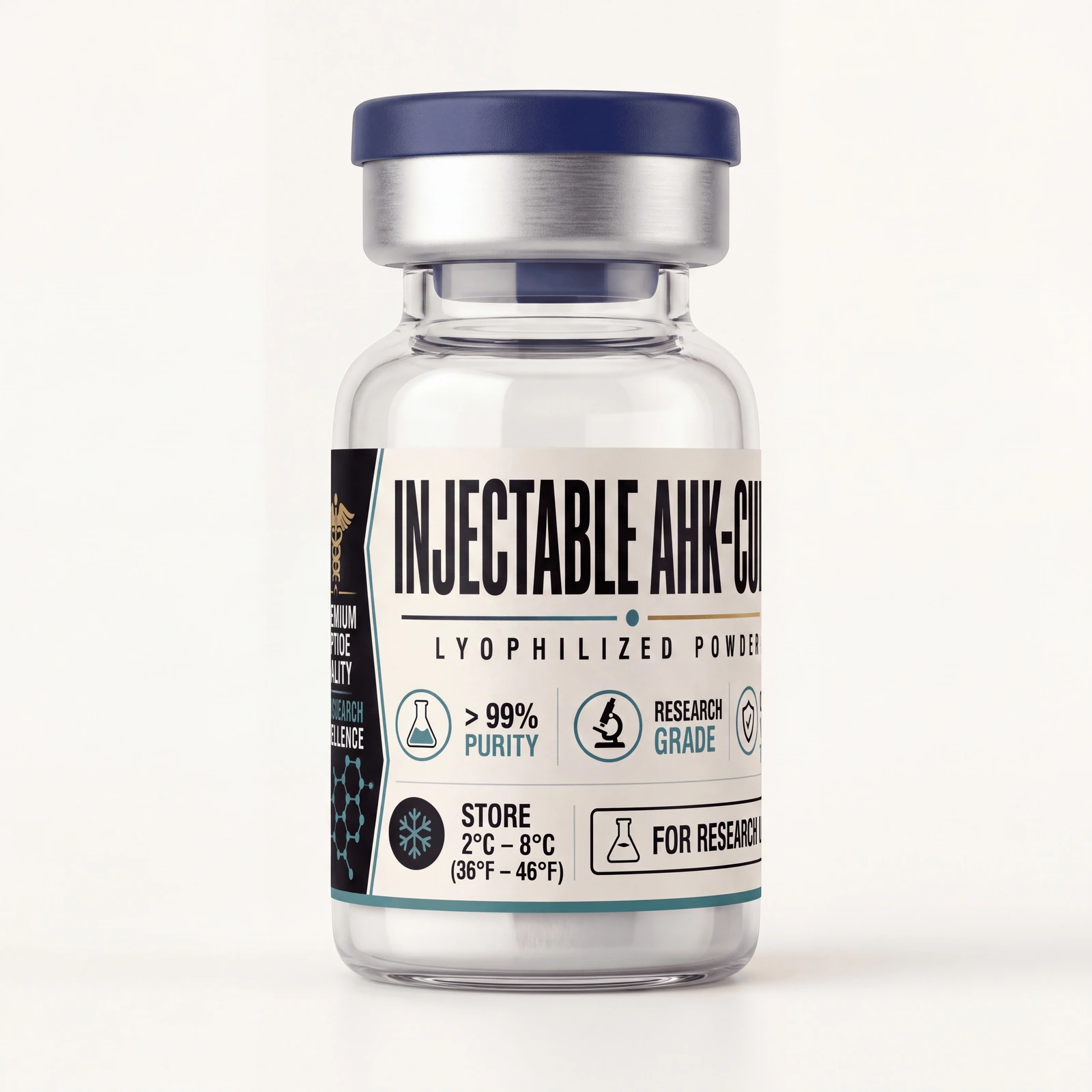 Injectable AHK-Cu GreysProtocol product vial